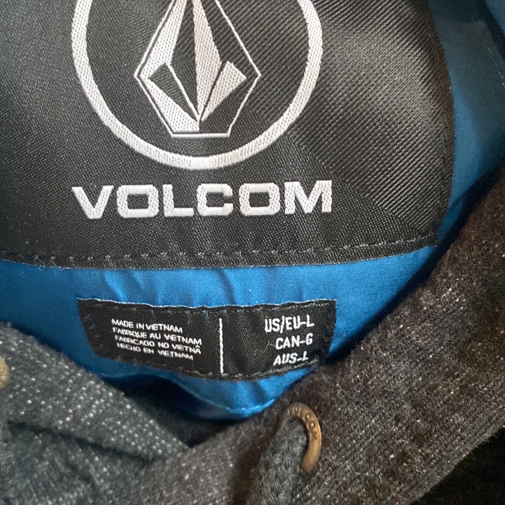 Men’s Large Volcom Jacket- Like New - Picture 2 of 3